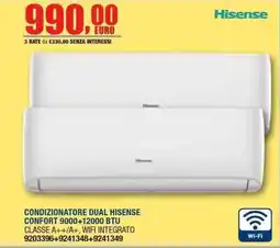Bricofer Condizionatore dual Hisense offerta