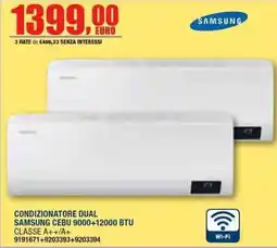 Bricofer Condizionatore dual Samsung Cebu offerta