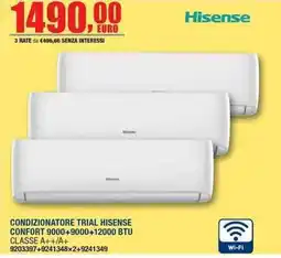 Bricofer Condizionatore trial Hisense offerta