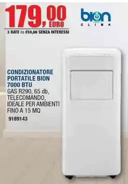 Bricofer Condizionatore portatile Bion offerta