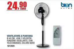 Bricofer Ventilatore a piantana bion clima offerta