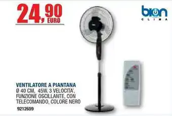 Ventilatore a piantana bion clima
