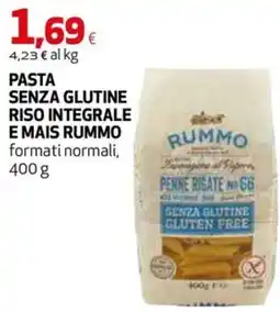 Extracoop Pasta senza glutine riso integrale e mais rummo offerta