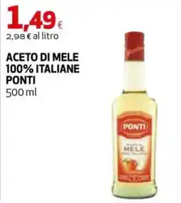 Extracoop Aceto di mele Ponti offerta