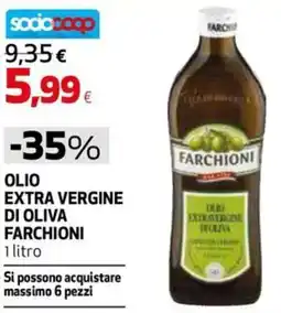 Extracoop Olio extra vergine di oliva Farchioni offerta
