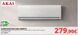 Brico Io Climatizzatore fisso Akai 9000 BTU offerta