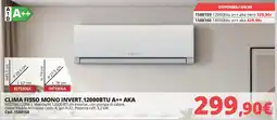 Brico Io Clima fisso mono invert.12000btu a++ aka offerta