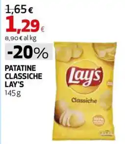 Extracoop Patatine classiche Lay's offerta