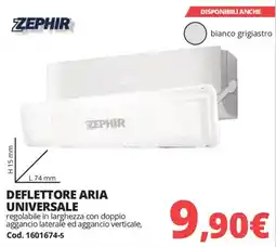 Brico Io Deflettore aria universale ZEPHIR offerta