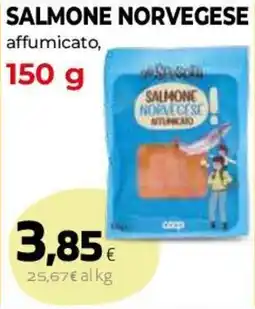 Ipercoop Salmone norvegese affumicato offerta