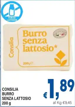 DEM Consilia burro senza lattosio offerta