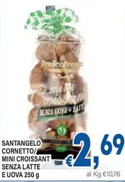DEM Santangelo cornetto/mini croissant senza latte e uova offerta