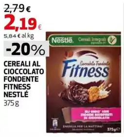 Extracoop Cereali al cioccolato fondente fitness Nestlé offerta