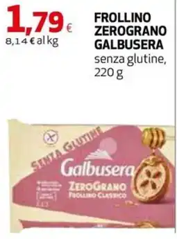 Extracoop Frollino zero grano Galbusera senza glutine offerta
