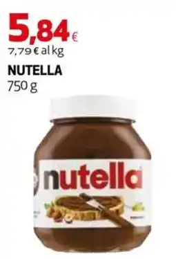 Extracoop Nutella offerta
