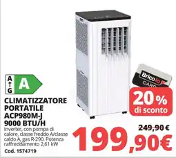 Brico Io Climatizzatore portatile ACP980M-J offerta