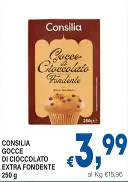 DEM Consilia Gocce di Cioccolato Extra Fondente offerta