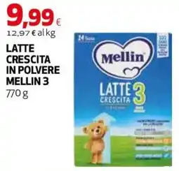 Ipercoop Latte crescita in polvere Mellin 3 offerta