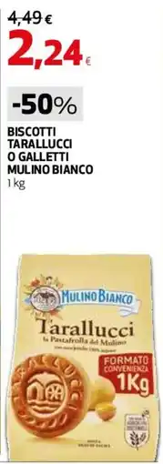 Ipercoop Tarallucci Mulino Bianco offerta