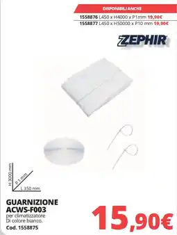 Brico Io Guarnizione ACWS-F003 ZEPHIR offerta