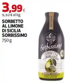 Extracoop Sorbettino al limone di Sicilia offerta