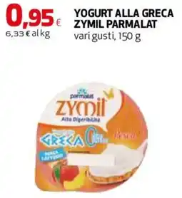 Ipercoop Yogurt alla greca Zymil Parmalat offerta