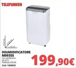 Brico Io Telefunken deumidificatore offerta