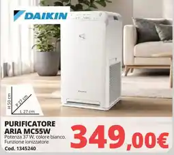 Brico Io Daikin purificatore aria mc55w offerta