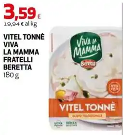 Extracoop Vitel tonnè Viva la mamma Fratelli Beretta offerta