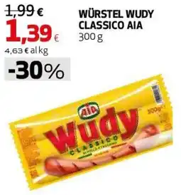Ipercoop Würstel Wudy Classico AIA offerta