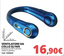 Brico Io Ventilatore da collo DJ Fan offerta