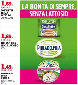 Extracoop Sottilette senza lattosio offerta