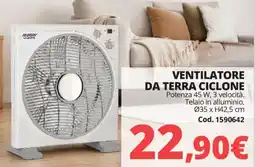 Brico Io Ventilatore da terra ciclone Johnson offerta