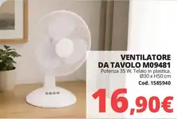 Brico Io Ventilatore da tavolo offerta
