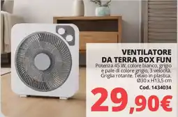Brico Io Ventilatore da terra Box Fun offerta