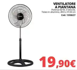 Brico Io Ventilatore a piantana Johnson offerta