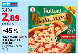 Extracoop Pizza Margherita Bella Napoli Buitoni offerta