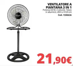 Brico Io Ventilatore a piantana Johnson offerta