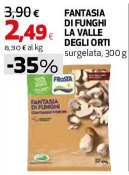 Ipercoop Fantasia di funghi Frosta offerta