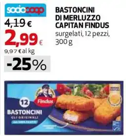 Ipercoop Bastoncini di merluzzo Findus offerta