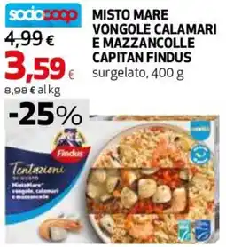 Ipercoop Tentazioni Misto Mare Vongole Calamari e Mazzancolle offerta