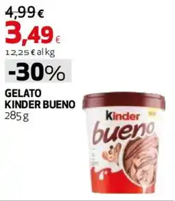 Ipercoop Gelato Kinder Bueno offerta