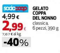 Ipercoop Gelato coppa del nonno classica offerta