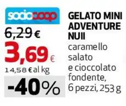 Ipercoop Gelato mini adventure nuii offerta