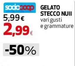 Ipercoop Gelato stecco nuii offerta