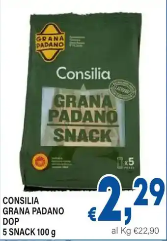 DEM Consilia Grana Padano DOP Snack offerta