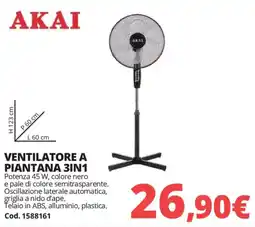 Brico Io Ventilatore a piantana 3in1 Akai offerta