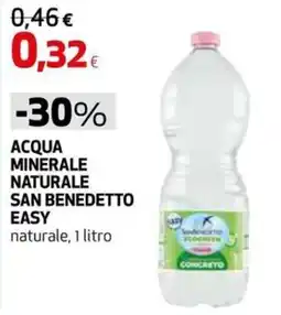 Extracoop Acqua minerale naturale San Benedetto Easy offerta