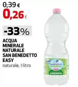 Ipercoop Acqua minerale naturale San Benedetto Easy offerta