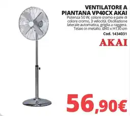Brico Io Ventilatore a piantana VP40CX Akai offerta